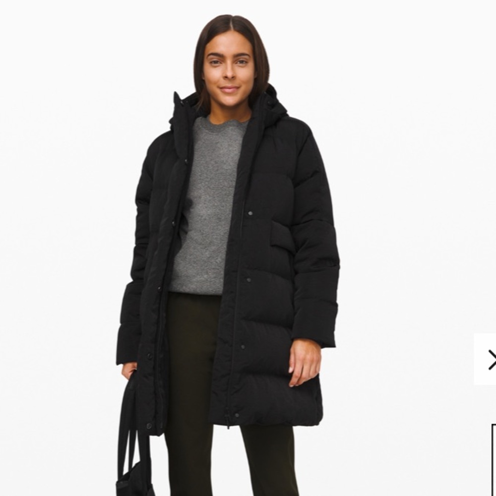 Lululemon in a fury parka